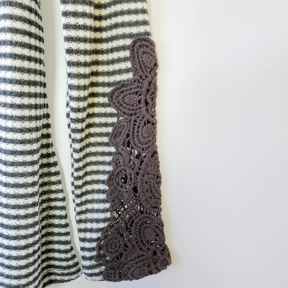 Long Sleeve Top With Embroidered Cuffs - Picture 5 of 5